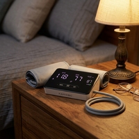Famidoc FDBP-A8 tensiomètre automatique portable pour le bras supérieur du bras sphygmomanomètre à grand écran avec Bluetooth 5.0