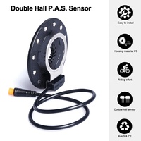 Capteur d'assistance au pédalage pour vélo électrique, étanche, système PAS, double Hall 12 aimants, côté gauche/droit, pièces de modification DIY pour vélo électrique