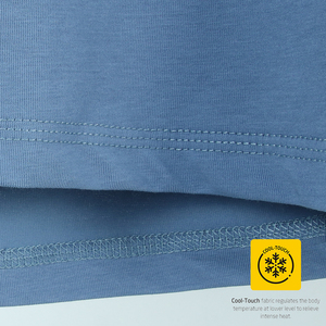 T-shirt unisexe en tissu Sorona personnalisé, sensation de fraîcheur, coupe classique, t-shirt de qualité en coton, t-shirt pour femmes/hommes - Product Image 4