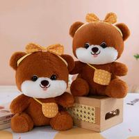 Grosir Pabrik Kustom Mesin Cakar Boneka 8 Inci Seri Variasi Bahan Beludru Kristal Lembut Bordir Detail OEM ODM Mainan Boneka Isi Dakron