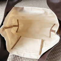 Sac fourre-tout en toile de coton extensible personnalisé, élégant, nouveau design contrasté, sac à bandoulière en toile avec poignées en cuir pour un usage quotidien