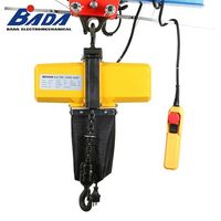 BADA 120/230V 720/680w 450/500kg voiture crochet unique télécommande sans fil palan à chaîne électrique