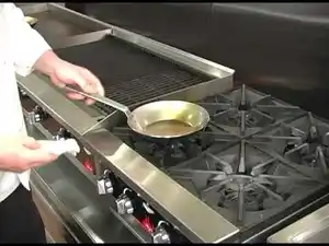 Utensilios de cocina Sartén de acero al carbono Sartén de 2,5/3,0mm de espesor con mango remachado de acero
