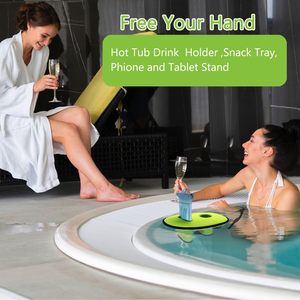 Portavasos Flotante para Piscina, Bolsa de Neopreno para Teléfono, Flotador para Adultos, Bandeja Flotante para Bebidas - Product Image 5
