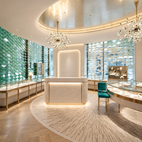 Service de conception d'intérieur pour boutique de bijoux de luxe