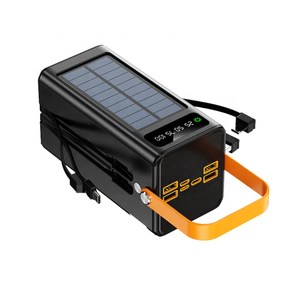 Solar <strong>Power</strong> <strong>Bank</strong> with Flashlight and Cables 30000mah Powerbank 50000mAh Solar Charger 60000mah Solar <strong>Power</strong> <strong>Banks</strong> for Phones - Product Image 2