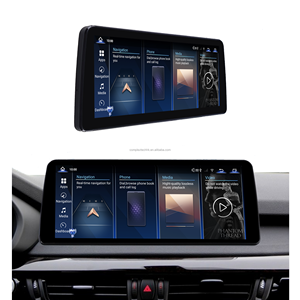 วิทยุติดรถยนต์ระบบนำทาง GPS ขนาด 12.3 นิ้ว Qualcomm ยอดนิยม สำหรับ BMW X5 X6 F15 F16 ปี 2014-2017 ระบบ NBT - Product Image 1