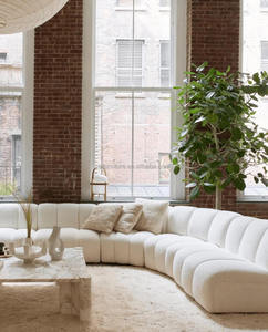 Nordic Luxury Customizable Size Solid Wood Frame Modular <b>Sofa</b> Home Furniture Living Room <b>Sofa</b> <b>for</b> Apartment - Product Image 4