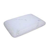 Oreiller de gel de refroidissement en mousse à mémoire de forme WJ-1101 avec support de rebond lent pour l'hôtel de soins infirmiers et le camping-Housse lavable amovible