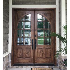 <span class=keywords><strong>Puertas</strong></span> de madera de doble entrada, accesorio decorativo de alta calidad para exterior - Product Image 6