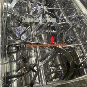 Mezclador de cinta doble inoxidable, máquina mezcladora de polvo de aminoácidos y proteínas - Product Image 5