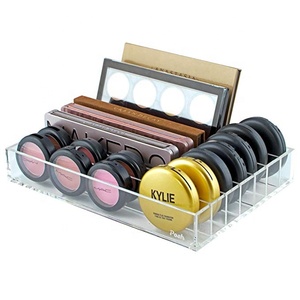 Countertop Acrylic <strong>Makeup</strong> Cosmetics Display <strong>Tray</strong> with Dividers - Product Image 5