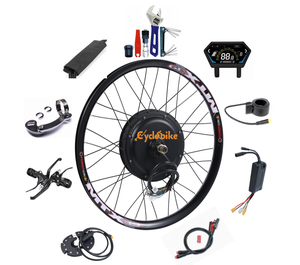 Expédition depuis l'entrepôt américain Kit de conversion de vélo <span class=keywords><strong>électrique</strong></span> étanche 52v 60v <span class=keywords><strong>2000w</strong></span> avec batterie, taxes incluses - Product Image 1
