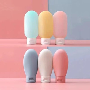 Botellas de loción tamaño viaje con tapa abatible de punta suave, hidratante para el cuidado facial de adultos, set a granel de envases cosméticos - Product Image 1