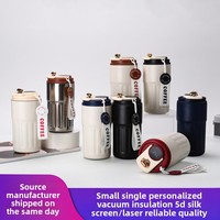 Portable 316 Acier Inoxydable Café Thermos Tasse Affichage Intelligent De La Température Haute-Recherche Moderne Souvenir Boire Direct
