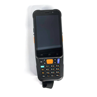 Lecteur de codes-barres Android Handetec PDA portable avec lecteur de codes QR, RFID, NFC, clavier et bracelet pour la logistique d'entrepôt