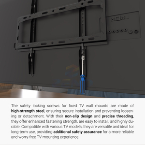 Zeno fb64 26-65 nhà sản xuất cung cấp tường Bracket bệ Para TV cho phòng khách ngoài trời TV móc Heavy Duty 4K màn hình LCD - Product Image 5