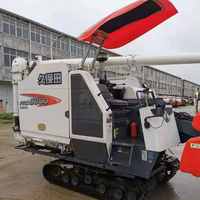 Moissonneuse-batteuse Kubota 688Q d'occasion fiable pour la récolte du blé, du riz, du colza et du manioc, avec moteur fiable