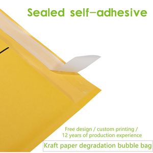 <span class=keywords><strong>Sobre</strong></span> Acolchado <span class=keywords><strong>de</strong></span> Papel Kraft 100% Biodegradable, Ecológico, con Cierre Autoadhesivo, Certificado EN13432 - Product Image 2