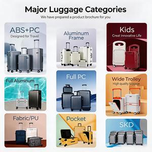 Designer de mode valise de voyage affaires poussette sur roues <span class=keywords><strong>cabine</strong></span> métallique transporter bagages large tige de traction bagages de luxe - Product Image 5