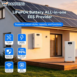 แบตเตอรี่ไฮบริดพลังงานแสงอาทิตย์ออลอินวัน 25.6V 300Ah 3.6kW 7.68kWh พร้อมระบบ MPPT สำหรับสำรองไฟบ้าน UPS ขายส่ง ODM Solar Plus Storage ให้บริการ R - Product Image 2