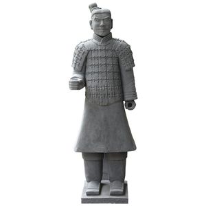 実物大の庭園装飾 天然石 西安戦士像 - Product Image 3
