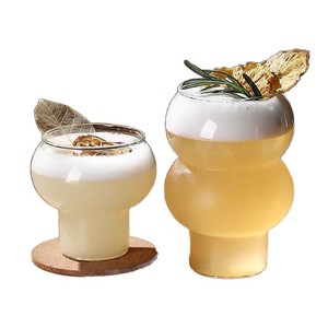 Nouveauté : Verres à cocktail soufflés à la main en borosilicate de qualité alimentaire pour Mojito, Champagne <span class=keywords><strong>et</strong></span> Martini – Cadeau idéal pour les fêtes - Product Image 4