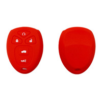 Chevrolet/GMC 5 boutons Silicone télécommande clé étui sans étiquette clé couverture pour Buick Envision nouveau siècle voiture clé accessoires