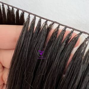 <span class=keywords><strong>Grossiste</strong></span> cheveux humains cuticules cheveux alignés plume trame extension de cheveux ondulation naturelle - Product Image 1