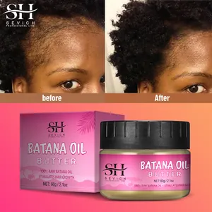 Nouvelle arrivée 100% huile de Batana pure biologique naturelle favorise la croissance des cheveux huile de Batana beurre de cheveux