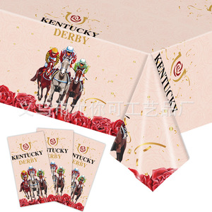 Horse Racing Themed Party Cutlery Set Disposable Table Decoration Birthday Party Supplies Equestrian Competition Decorations - Product Image 3