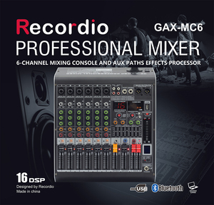 GAX-MC6 Nuevo Diseño de Mezcladoras de Audio y Consolas de <span class=keywords><strong>DJ</strong></span> a Bajo Precio - Product Image 5