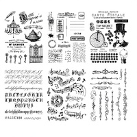Timbre en silicone transparent vintage, motif carte postale, timbre de vélo et gentleman, pour les amateurs de loisirs créatifs, idéal pour les journaux et les albums de scrapbooking