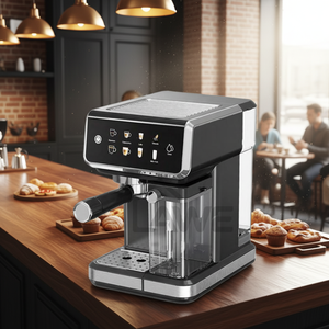 Machine à café expresso <span class=keywords><strong>italienne</strong></span> multifonction de haute qualité 20 bars avec boîte à lait automatique - Product Image 1