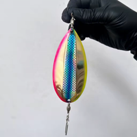 Vente en gros OEM Jet Dodgers Leurre cuillère de pêche en acier inoxydable à effet flottant pour la pêche en mer, en lac, en bateau, pour le bar, le saumon, le thon, la truite