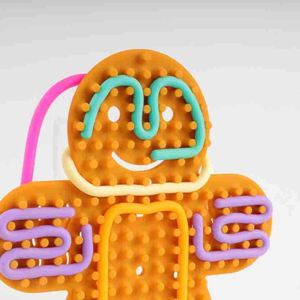 ของเล่นเสริมพัฒนาการเด็ก ชุดคริสต์มาส รูปคนขนมปังขิง ทำจากซิลิโคน ช่วยผ่อนคลายความเครียด - Product Image 2