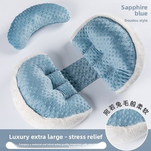 <span class=keywords><strong>Coussin</strong></span> de maternité personnalisable en forme de U pour le soutien de la taille et du <span class=keywords><strong>ventre</strong></span>, idéal pour <span class=keywords><strong>dormir</strong></span> sur le côté pendant la <span class=keywords><strong>grossesse</strong></span>, en fibre de polyester - Product Image 6