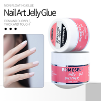 Gel Constructeur Jelly 50ml Couleurs Nude pour Amélioration Professionnelle des Ongles, Couche de Finition et Modelage UV LED, Fourniture pour Salons, Marque Privée OEM
