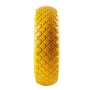 Cheng Jin Vehicles 10x3.00-<b>4</b> PU Foam Roller Solid Polyurethane <b>Wheel</b> With Ball Bearing For Warehouse <b>Trolley</b> And Handcart - Product Image 5