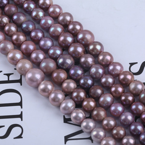 Cuentas Edison - Perlas Sueltas de Agua Dulce Naturales de 9-15 mm, Color Morado, Cadena de Torre, Dispersas, Accesorios Hechos a Mano para DIY - Product Image 4