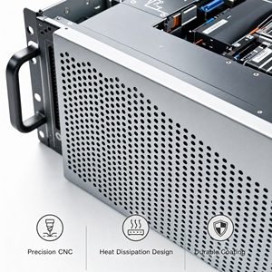 TZR Laser Cutting AI Server Chassis Geometric Ventilation Mesh <b>Storage</b> <b>Computing</b> Metallic One Stop Fabrication With Every Proces - Product Image 2