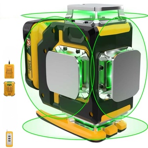 Nível Industrial DEGLASERS 4D Verde com 16 Linhas, Durável, Fabricado na China, Kit de Nível com Bateria de Lítio Recarregável de 12V - Product Image 1