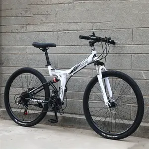 뜨거운 판매 접이식 자전거 고탄소 스틸 자전거 26 인치 21 단 스포츠 접이식 산악 자전거 접이식 자전거