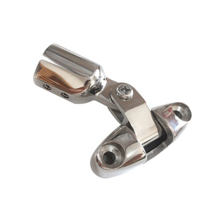 ชุดข้อต่อฝาปิดแบบสองชั้นขนาด 22 มม. เนื้อผ้าไหมเรียบเนียน สำหรับบานพับเบาะนั่งเรือ ท่อหลังคาเรือ ตัวเชื่อมต่อทนทาน ผลิตจากสแตนเลส 316 - Product Image 1