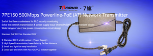 7Inova PoE Powerline Ethernet Adapter av600 HomePlug AV Adapter cho Camera giám sát - Product Image 3