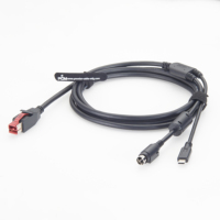 Câble d'alimentation USB 24V vers USB-C standard et Hosiden-M