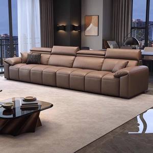 सीधे सोफे के आकार के लिविंग रूम 2025 नए आधुनिक न्यूनतम लाइट लक्जरी फर्नीचर पूरा सेट - Product Image 1