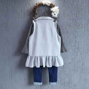 Chaquetas tipo blazer sin mangas de marca privada para niñas, modelo Frock, de la colección de ropa infantil. - Product Image 4