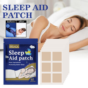 Parches EELHOE para el Cuidado del Sueño con Plantas Naturales, Adhesivos Suaves para el Cuerpo para un Descanso Nocturno Confortable, 48 Parches - Product Image 6