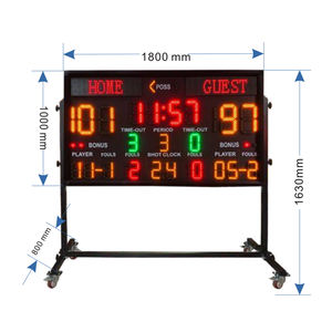 شاشة Led خارجية لوحة تسجيل في الملاعب لكرة القدم وكرة السلة والألعاب الرياضية لوحة تسجيل رقمية - Product Image 1